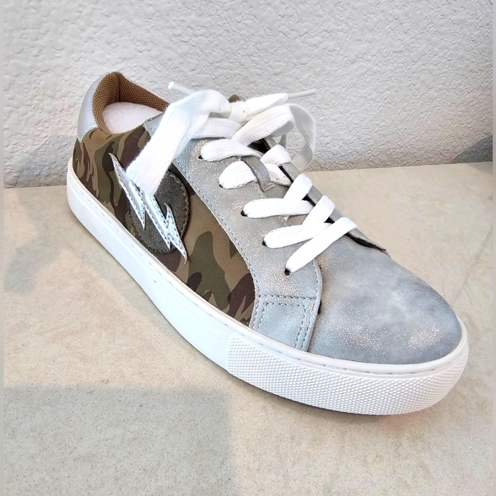 Corkys Camouflage and Silver Sneakers - Picture 2 of 5